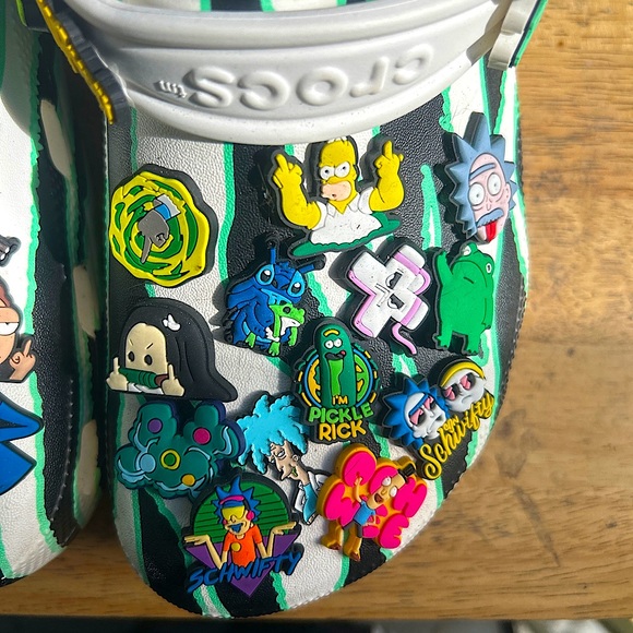 Rick and Morty art Basel custom crocs - Picture 5 of 10